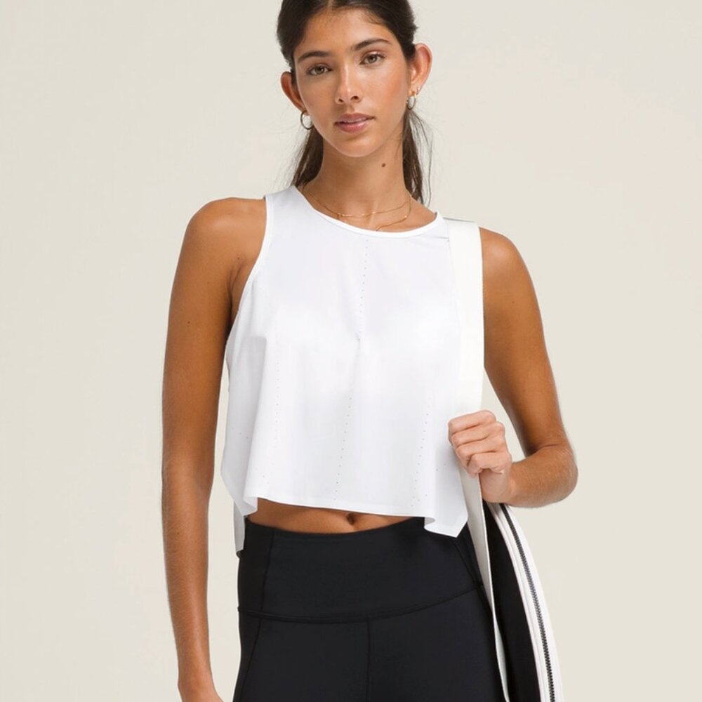 Wilson Breaker Tank - Bright White - Size S - NWT